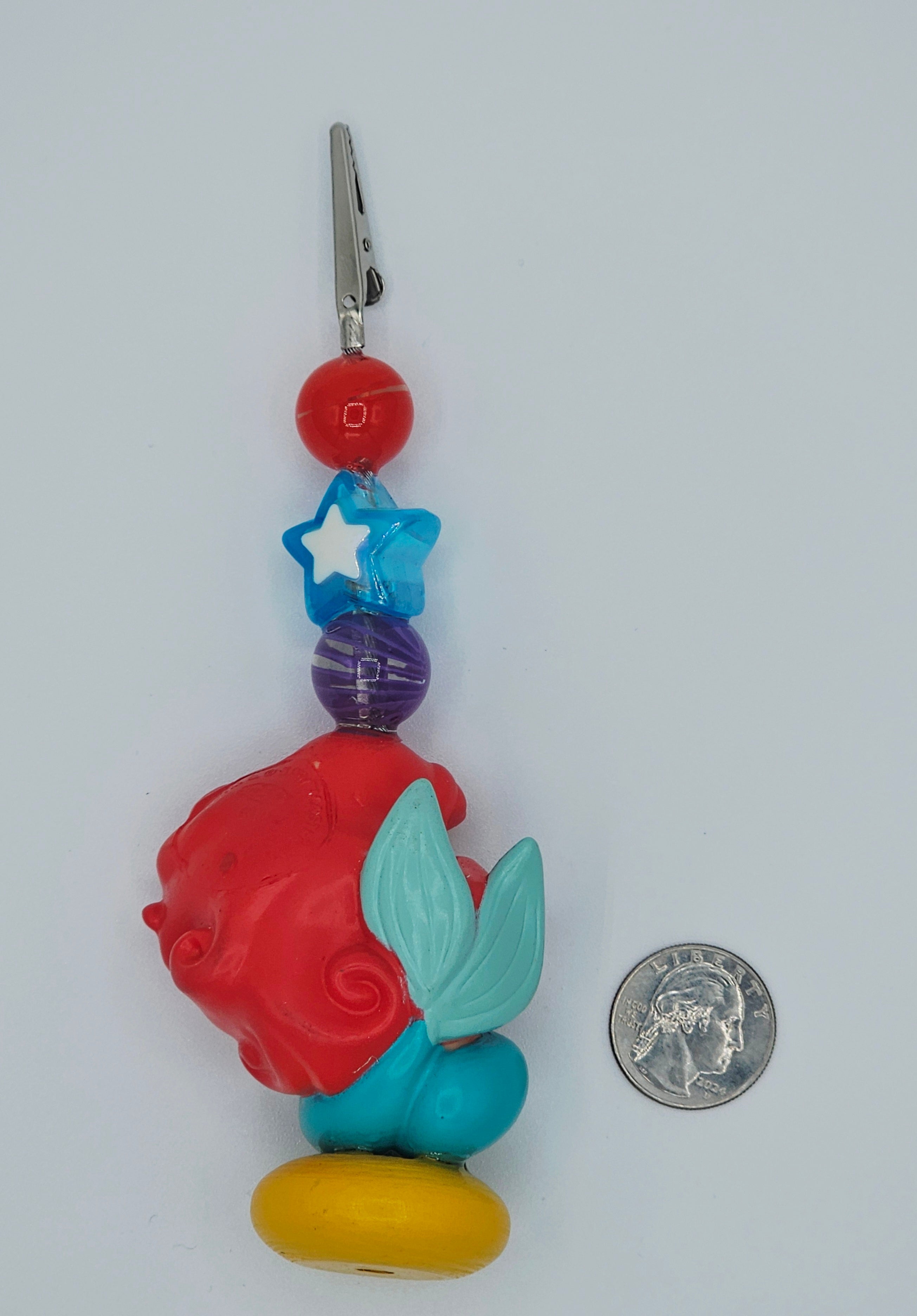 Ariel Little Mermaid Kandi Clip
