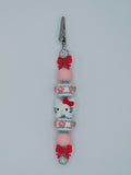 Hello Kitty Floral Strawberry Kandi Clip