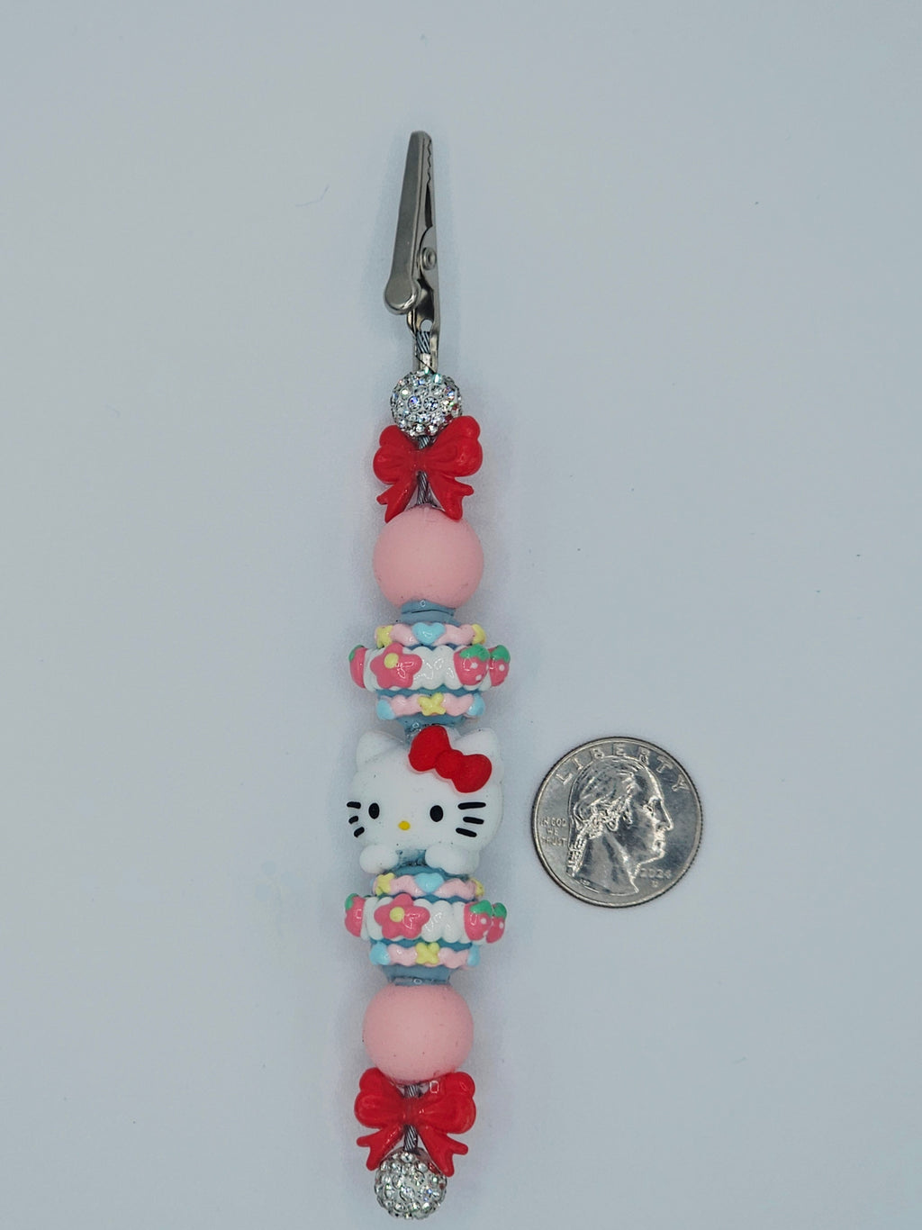 Hello Kitty Floral Strawberry Kandi Clip