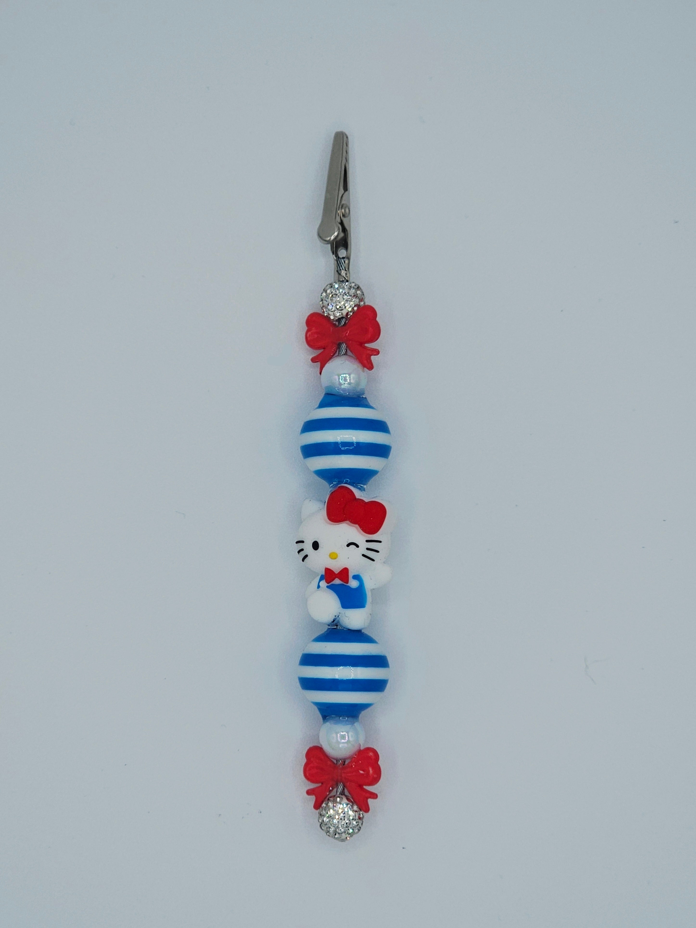 Hello Kitty Sailor Stripe Kandi Clip