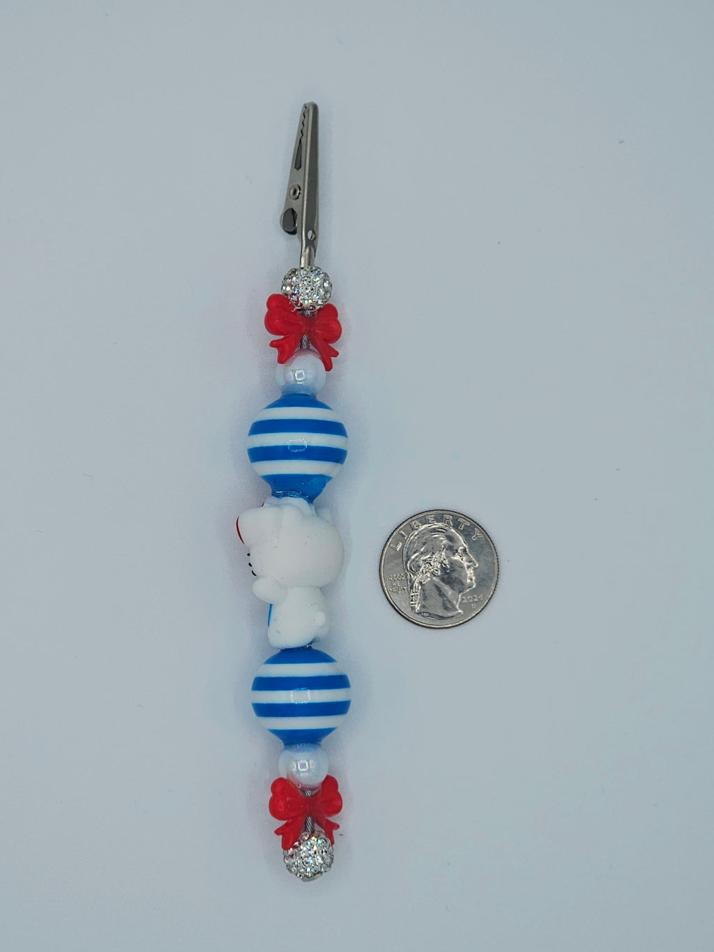 Hello Kitty Sailor Stripe Kandi Clip