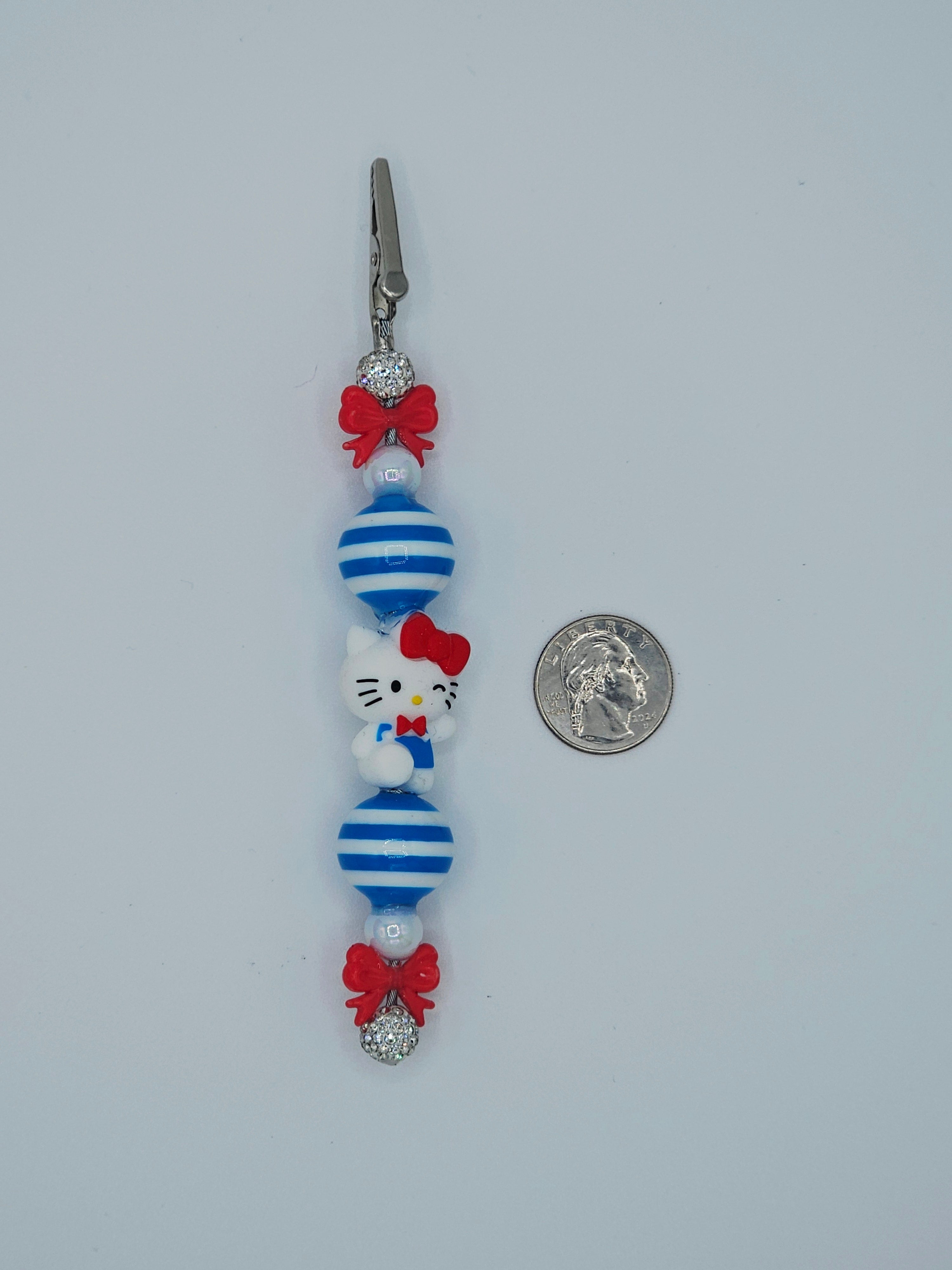 Hello Kitty Sailor Stripe Kandi Clip