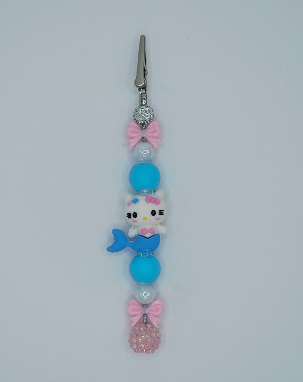 Hello Kitty Aqua Mermaid Kandi Clip