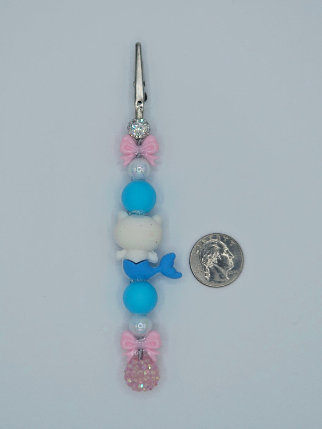 Hello Kitty Aqua Mermaid Kandi Clip