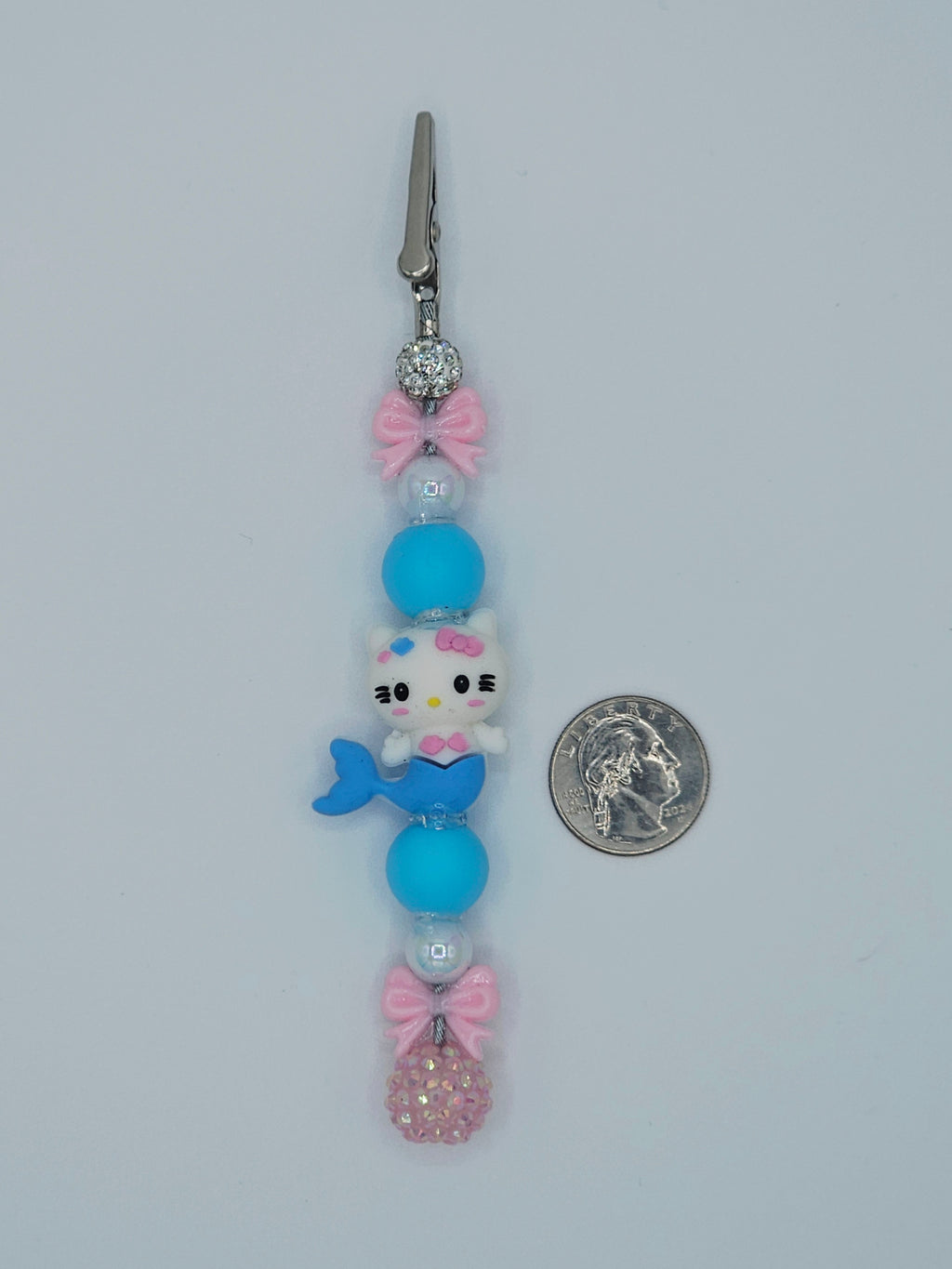 Hello Kitty Aqua Mermaid Kandi Clip