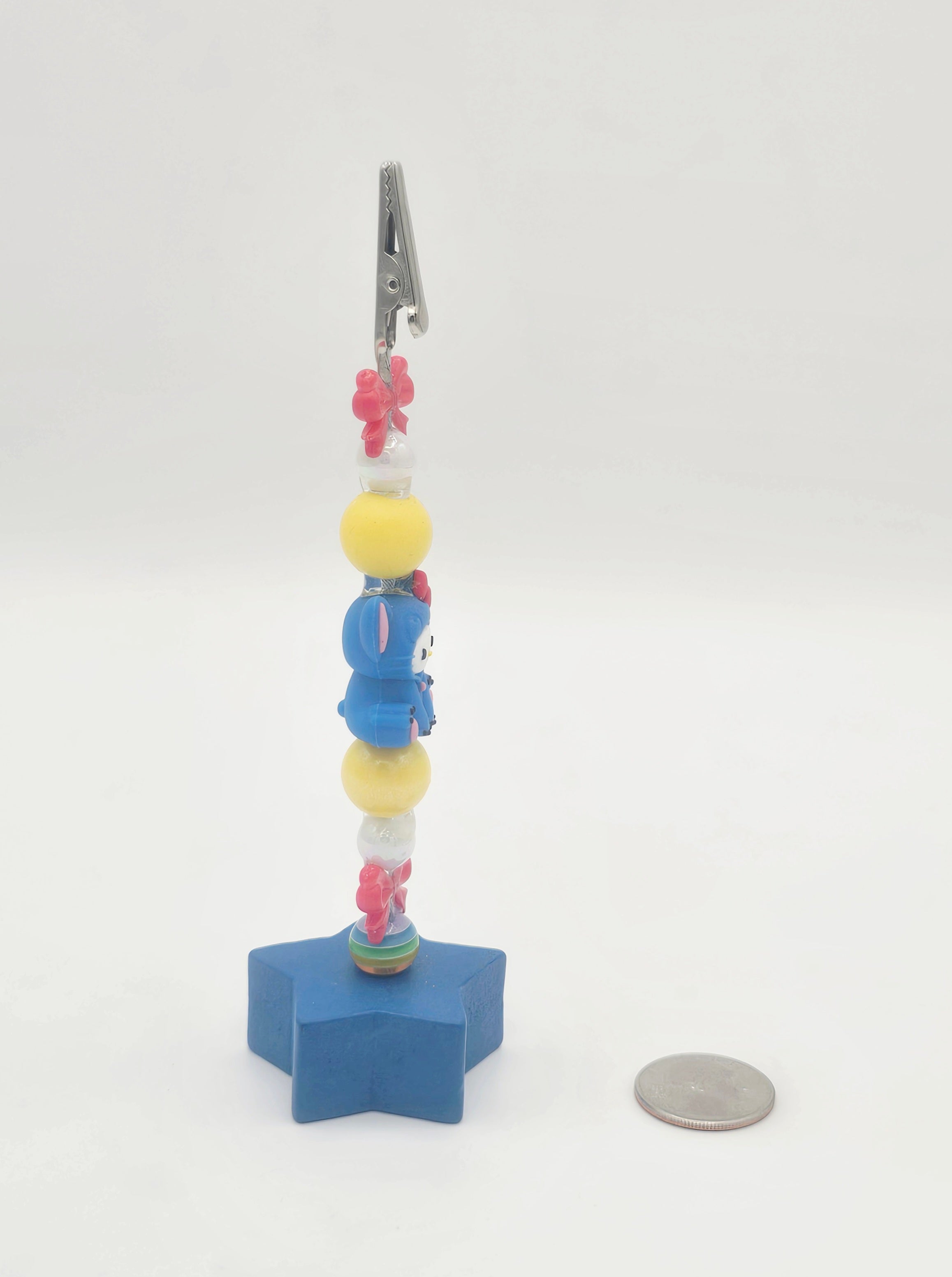 Hello Kitty as Stitch Kandi Clip