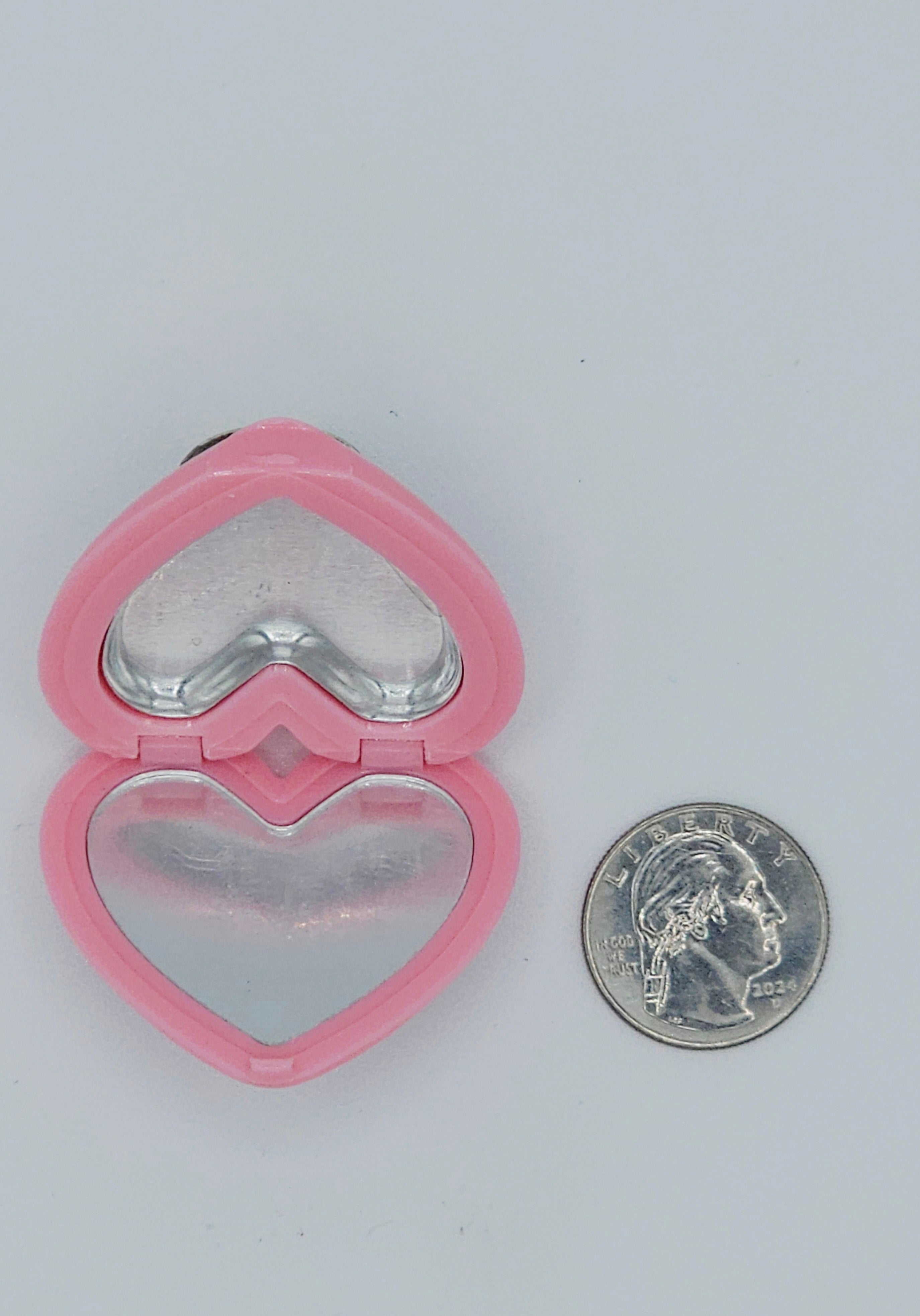 Pink Heart Stasher Ring