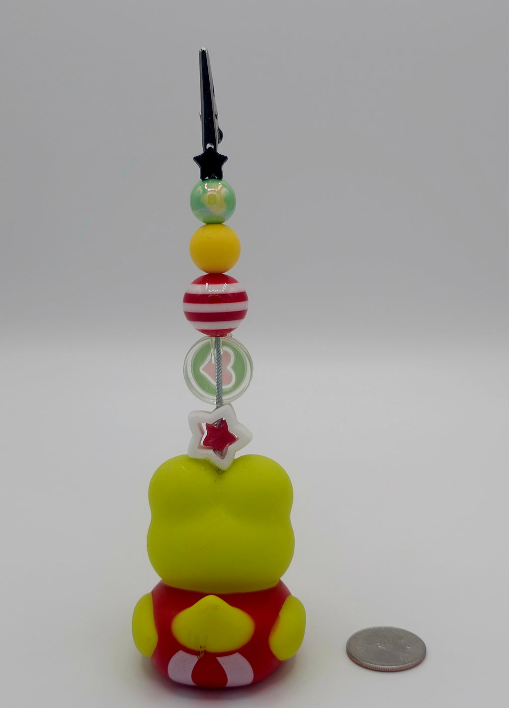 Keroppi Rubber Duck Kandi Clip