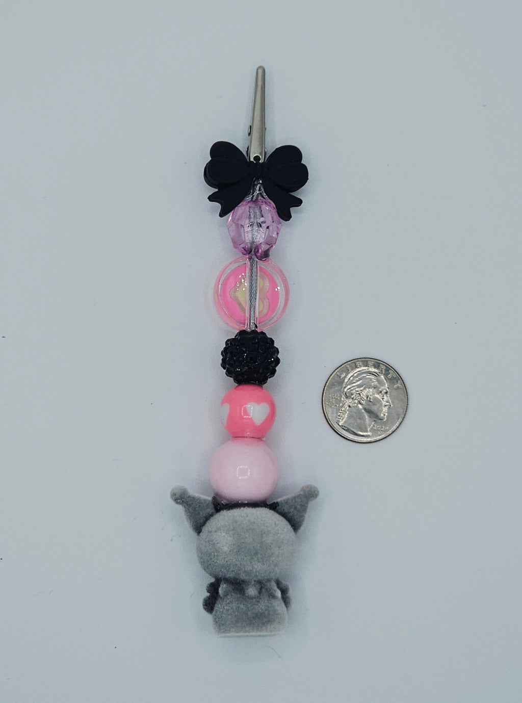 Kuromi Heart Kandi Clip