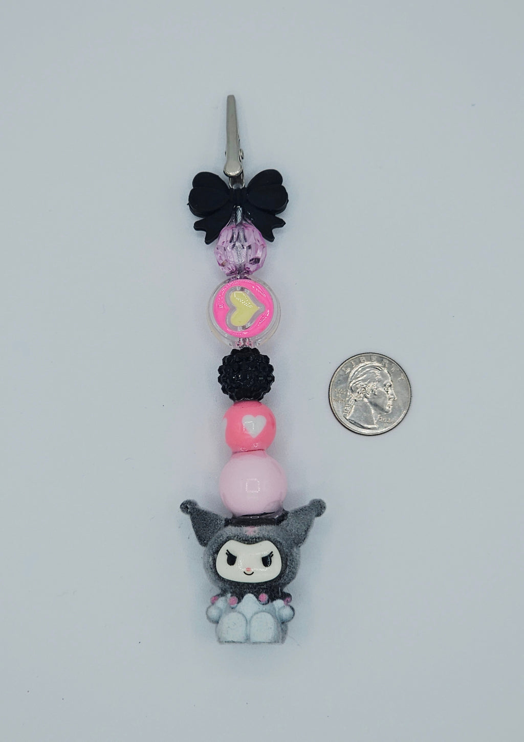 Kuromi Heart Kandi Clip