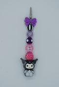 Kuromi Purple Bow Kandi Clip