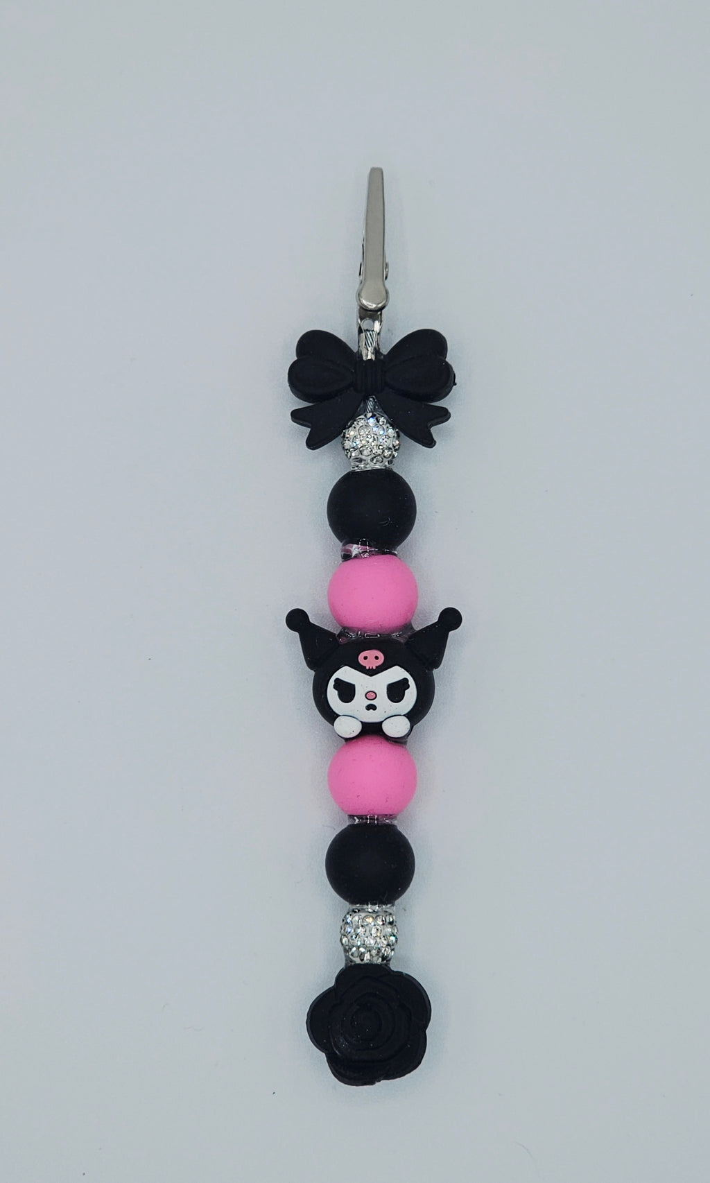 Kuromi Rose Kandi Clip
