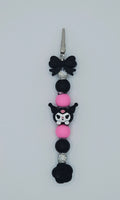 Kuromi Rose Kandi Clip