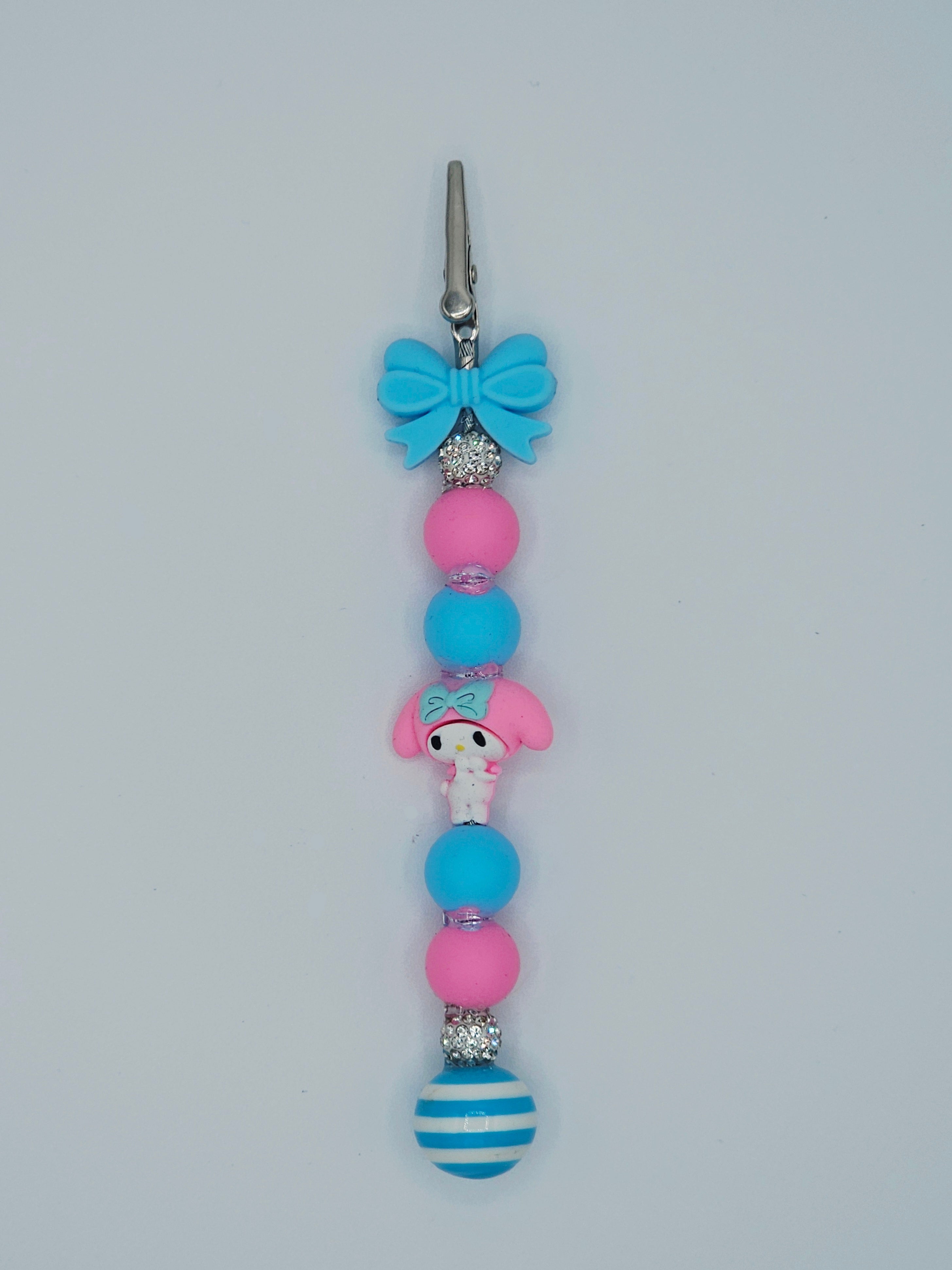 My Melody Blue Bow Kandi Clip