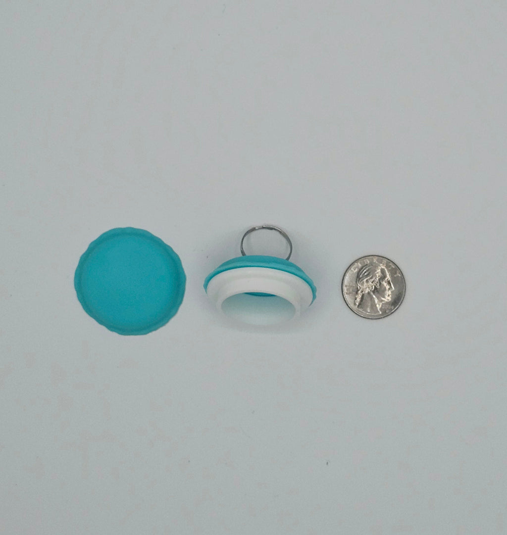 Blue Macaron Stasher Ring