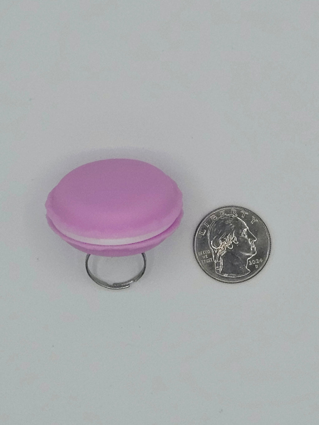 Lilac Macaron Stasher Ring
