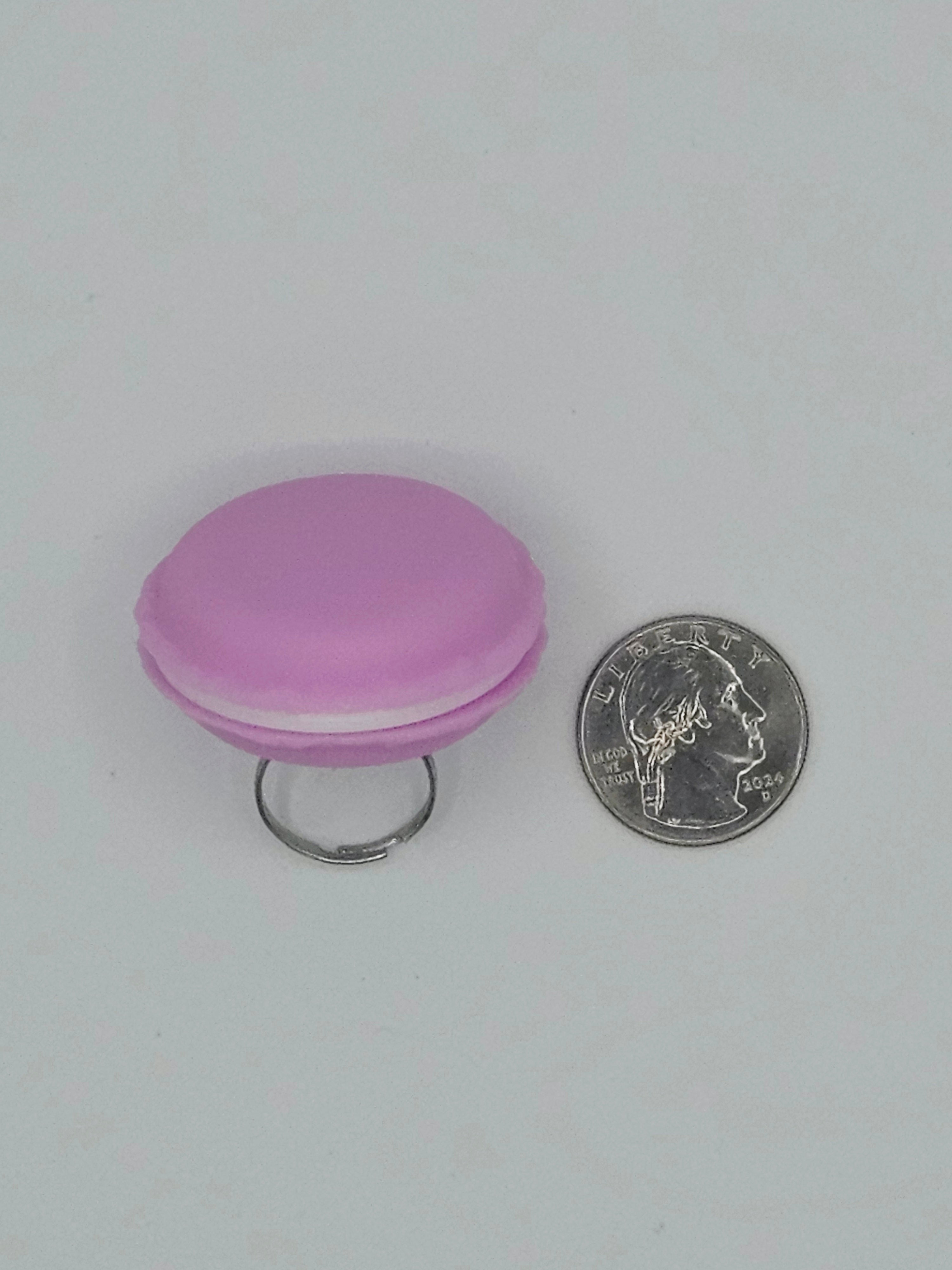 Lilac Macaron Stasher Ring