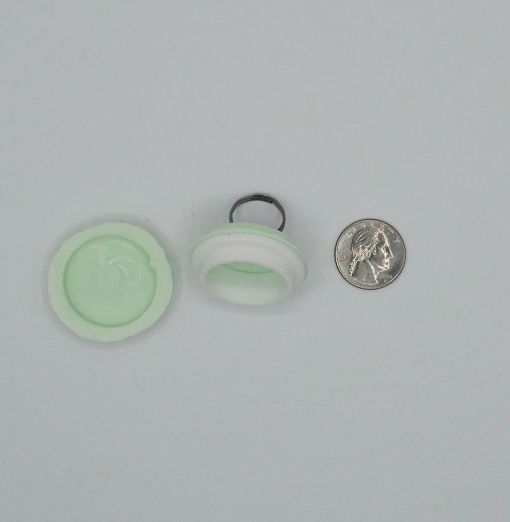 Mint Macaron Stasher Ring