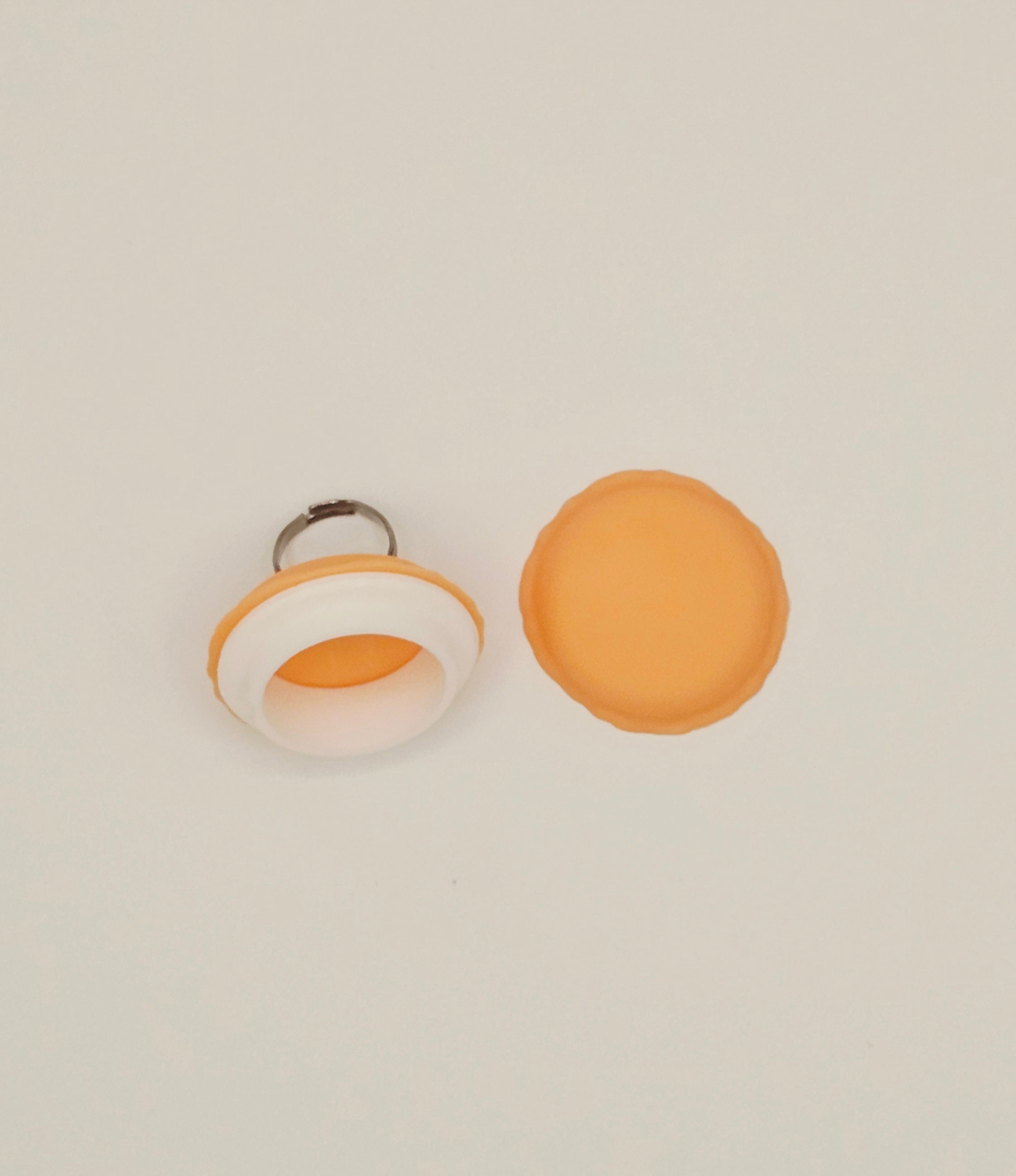 Peach Macaron Stasher Ring