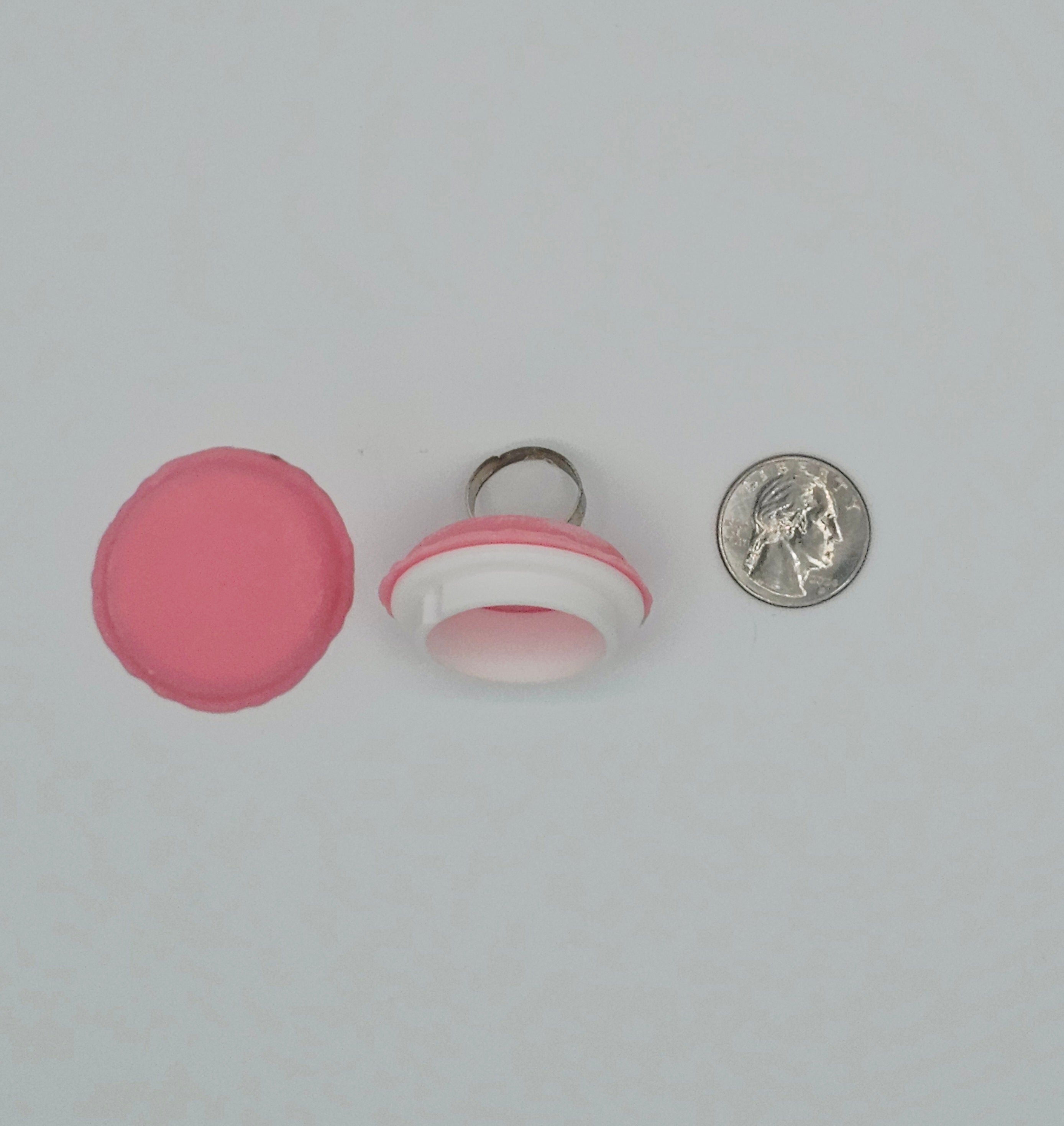 Pink Macaron Stasher Ring