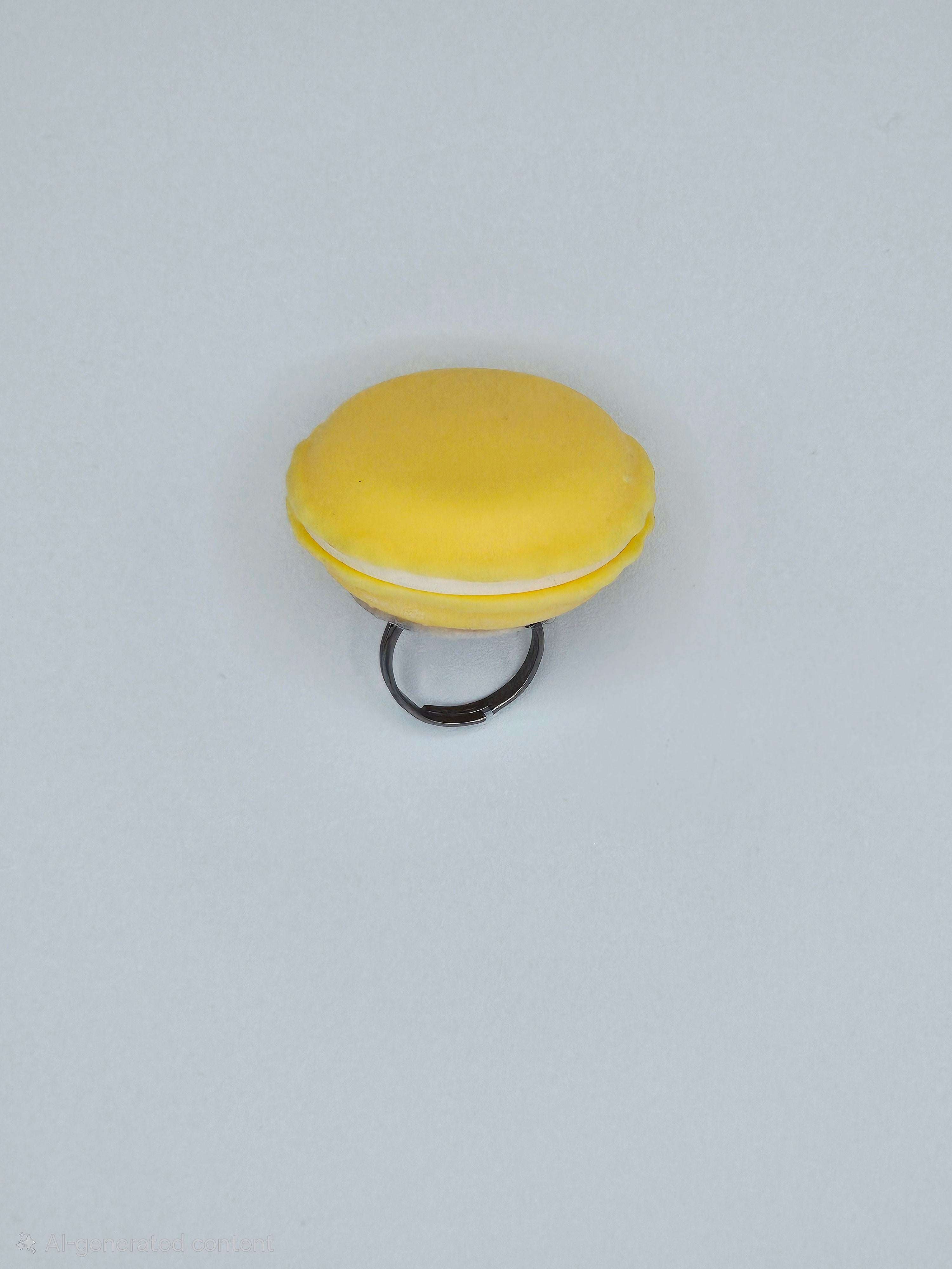 Yellow Macaron Stasher Ring