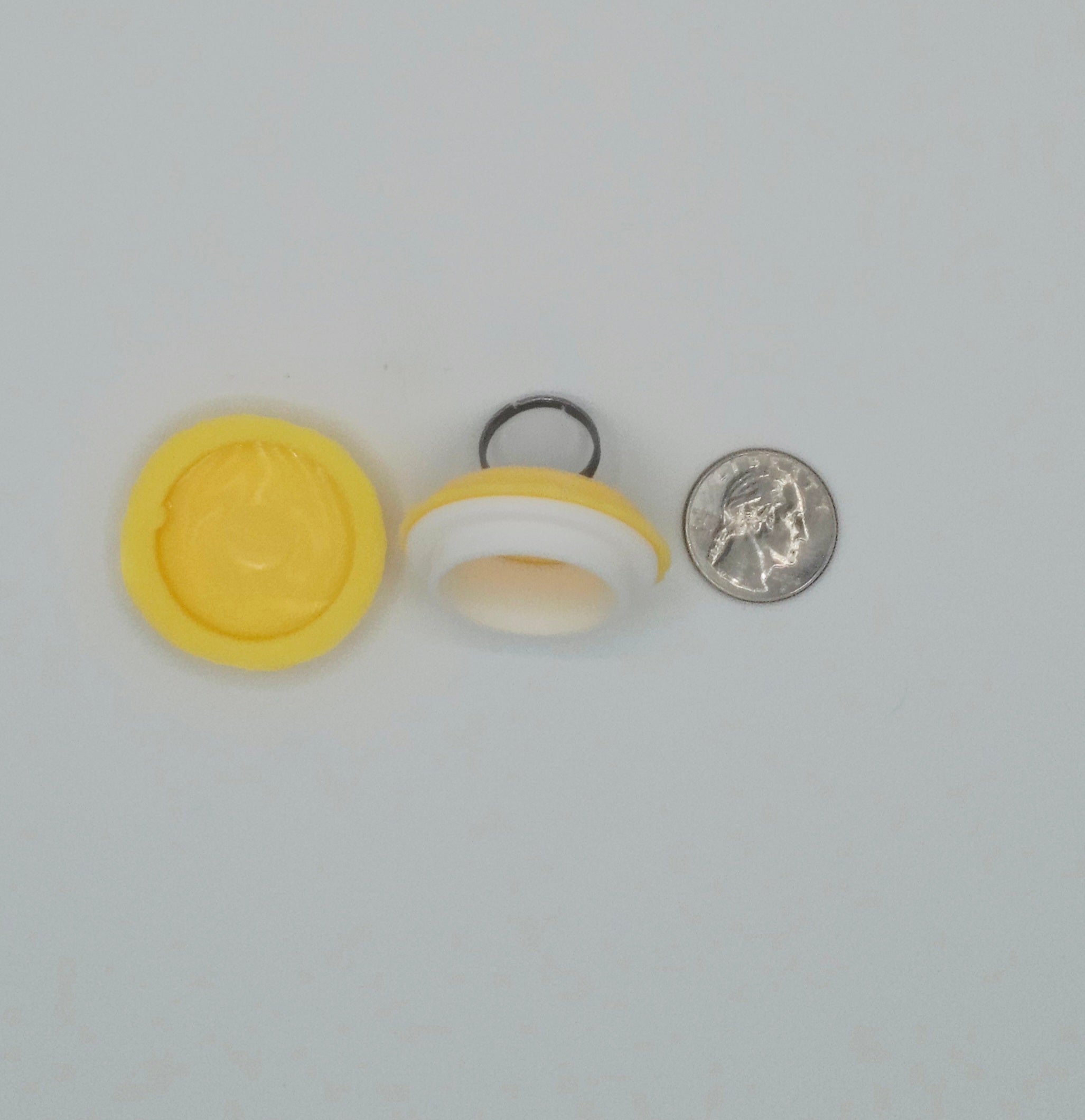 Yellow Macaron Stasher Ring