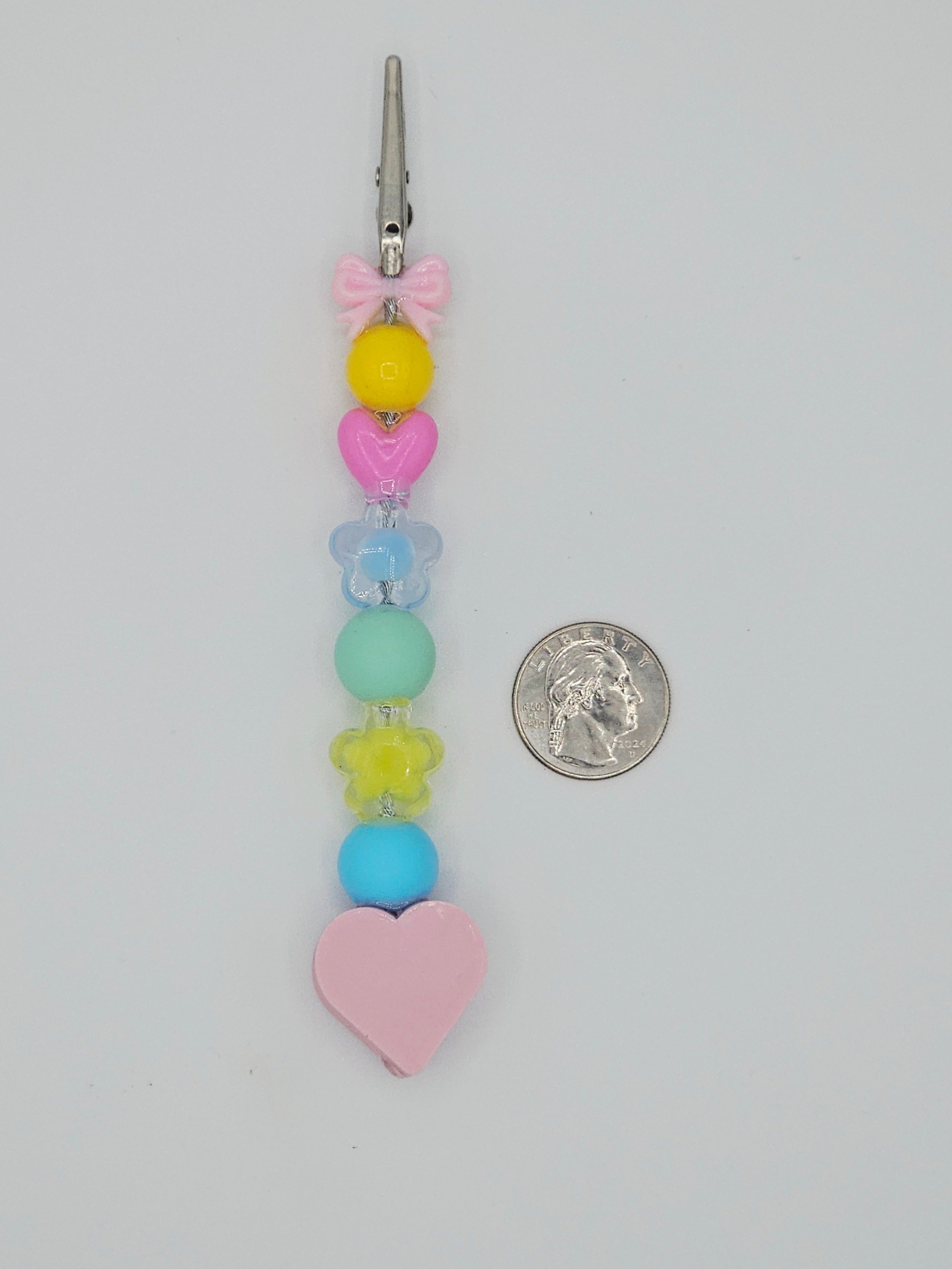 PLUR Heart Kandi Clip