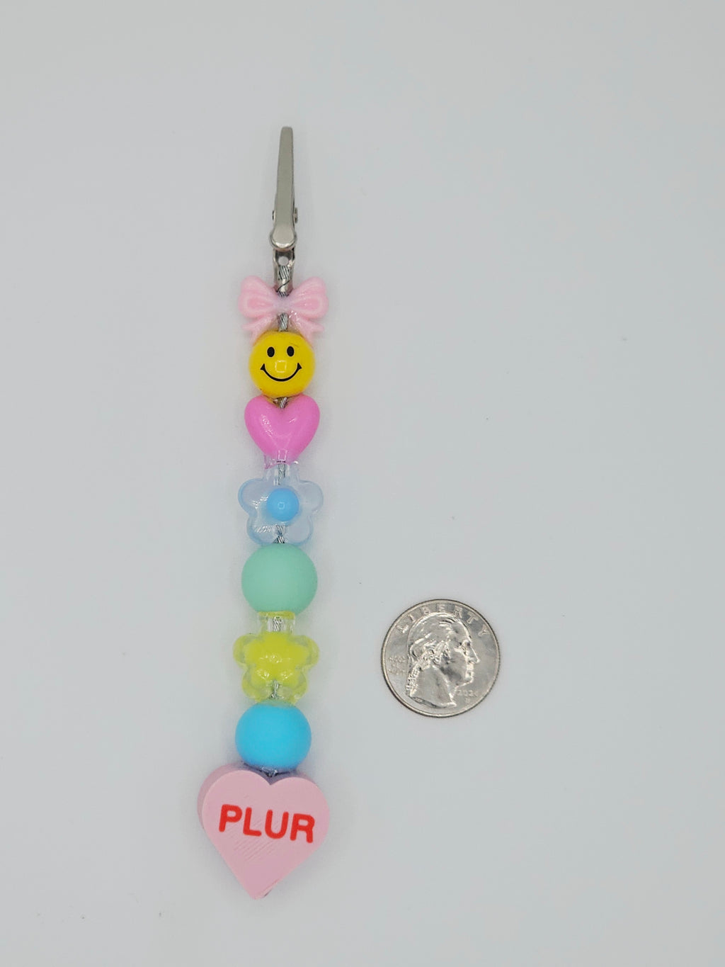 PLUR Heart Kandi Clip