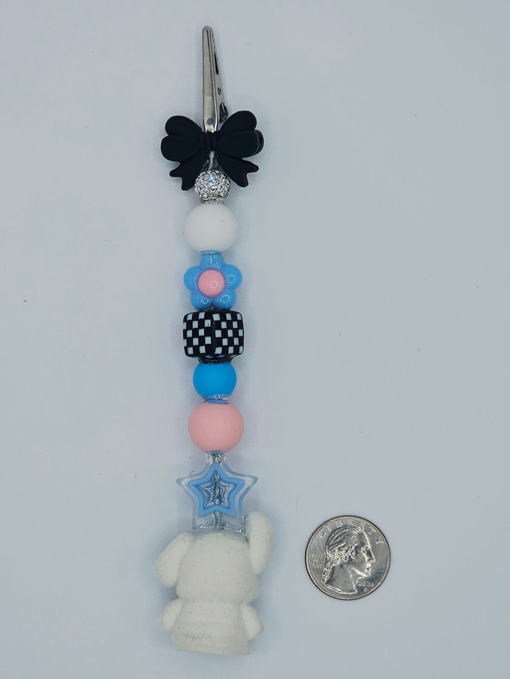 Pochacco Checkerboard Kandi Clip