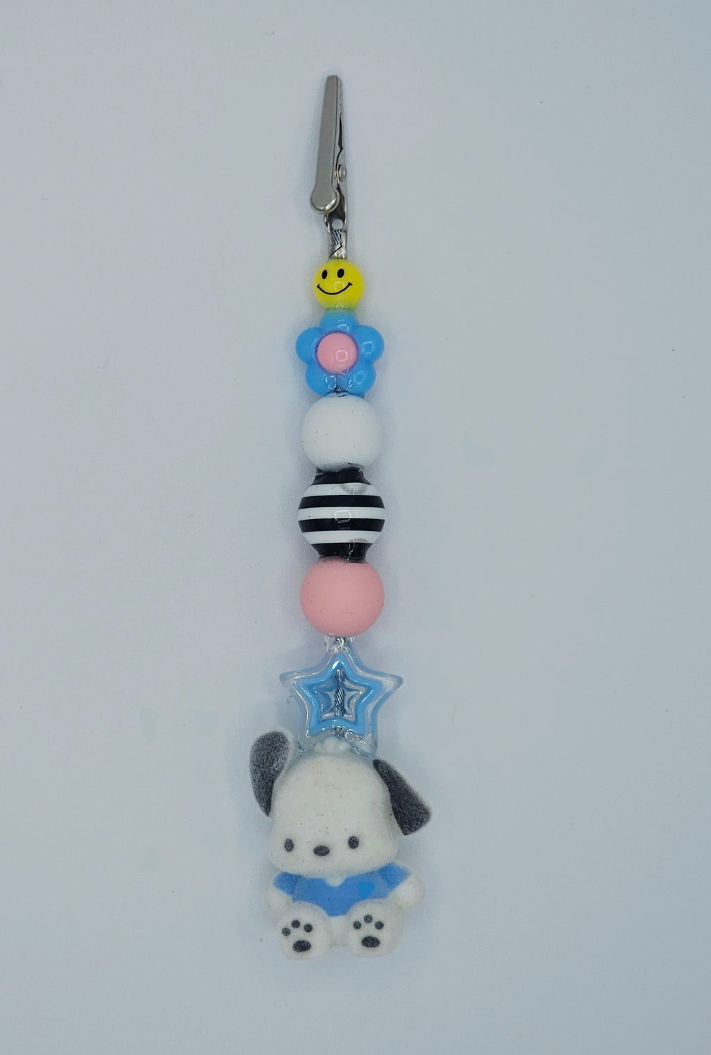Pochacco Smiley Kandi Clip